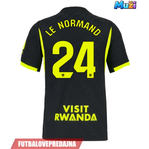 Lacne Muži Futbalové dres Atletico Madrid Robin Le Normand #24 2026-27 Krátky Rukáv - Preč